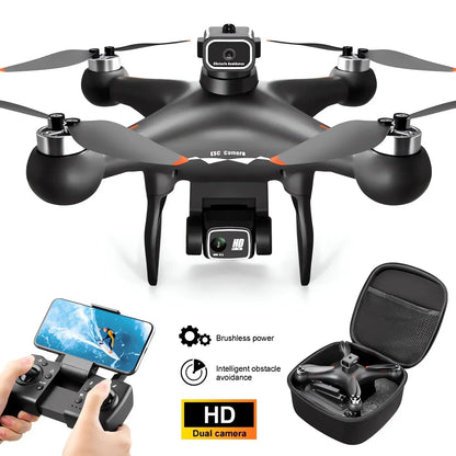 S116 MAX FPV Drone Triple Battery Dual 8K HD Cameras Optical Flow Positioning WIFI Real-Time Transmission 360° Smart Avoidance