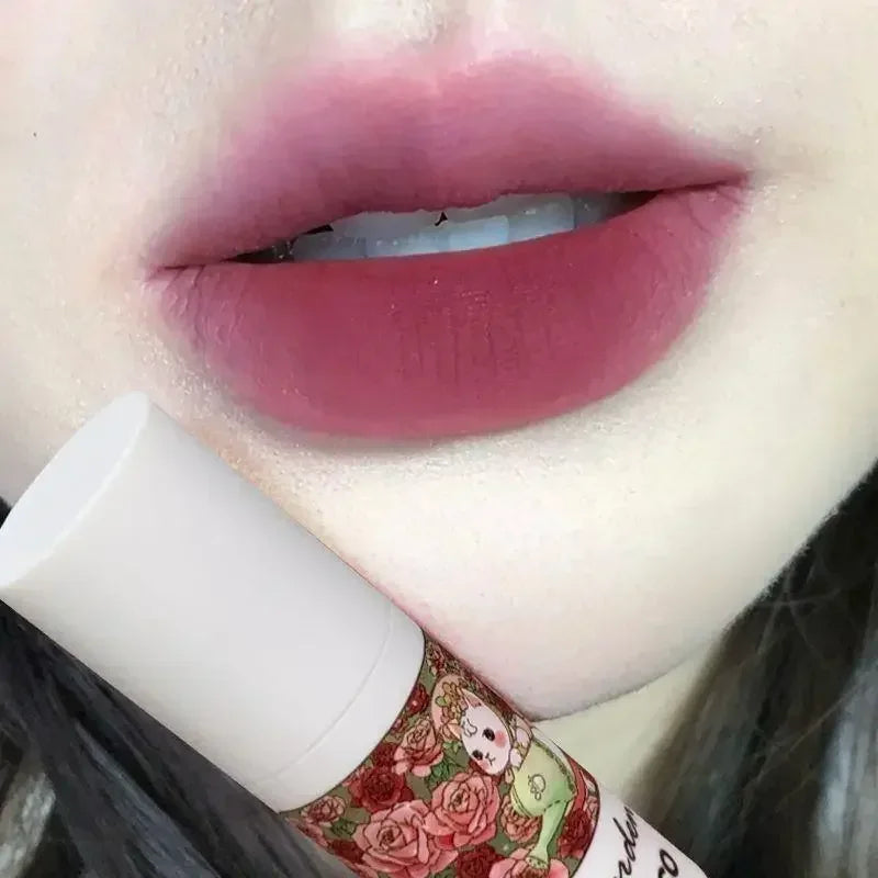 Waterproof Nude Red Pink Lip Gloss Makeup Lasting Non-stick Cup Liquid Lipstick Matte Mousse Lip Mud Sexy Women Korean Cosmetic
