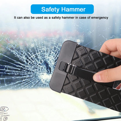 Marchepieds de porte de voiture pliables et universels, supportant une charge de 230 kg, repose-pieds auxiliaires antidérapants, utilisables comme marteau de sécurité automobile.