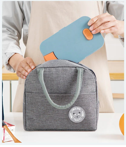 Insulated Lunch Bag Insulation Bento Pack Aluminum Foil Rice Bag Meal Pack Ice Pack Student Bento Lunch Handbag Insulation