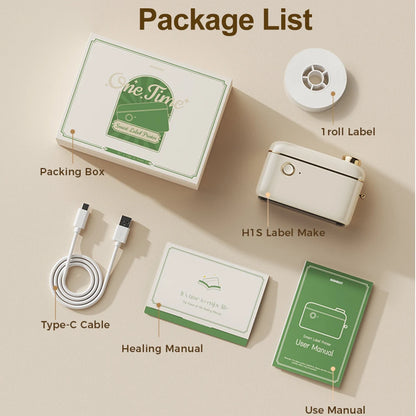 Niimbot D11 D110 D101 H1S Mini Thermal Printer Pocket Label Maker USB Bluetooth Label Stick Printer Inkless DIY Name Price Tag