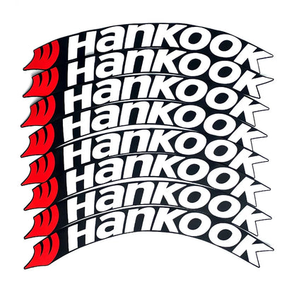 Hankook Universal 3D Auto Waterproof Tire Sticker Car Wheel Rubber Conjoined Lettering Decals Accessories