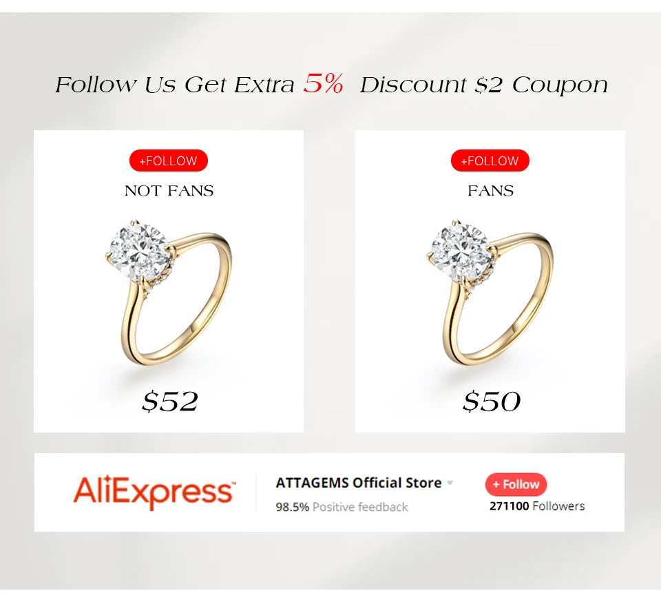 ATTAGEMS New Trends Moissanite Eternal Rings for Women S925 Sterling Silver D VVS1 Diamond Elegant Engagement Bands Fine Jewelry