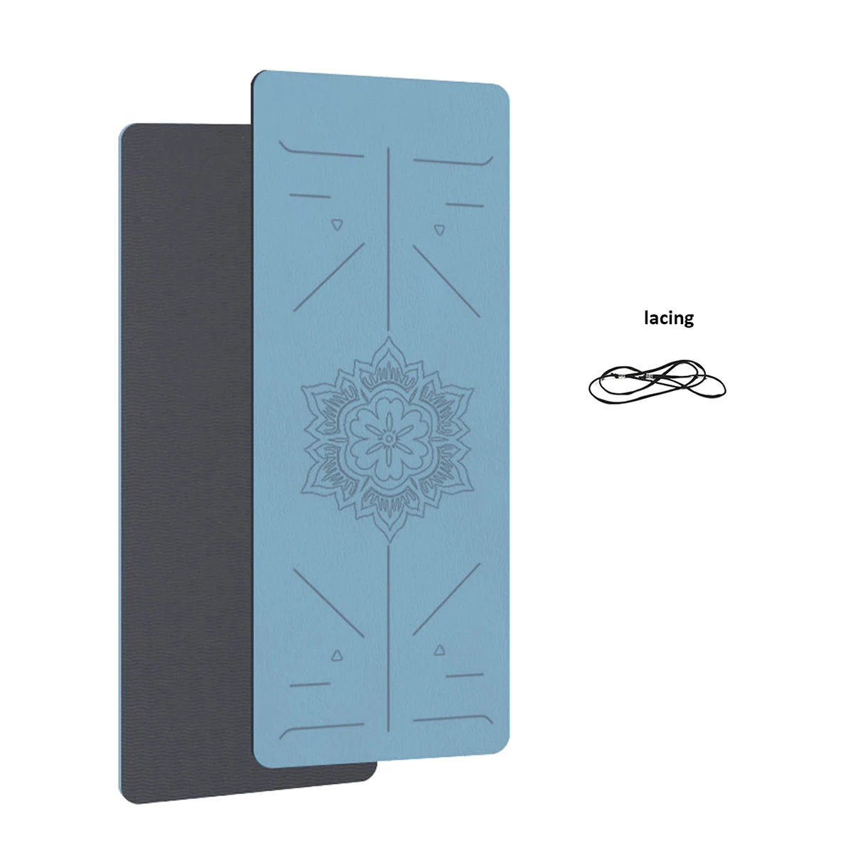 Tapis de yoga antidérapants, tapis de fitness Pilates, écologiques, tapis de yoga pour femmes et tapis de fitness adaptés aux entraînements à domicile