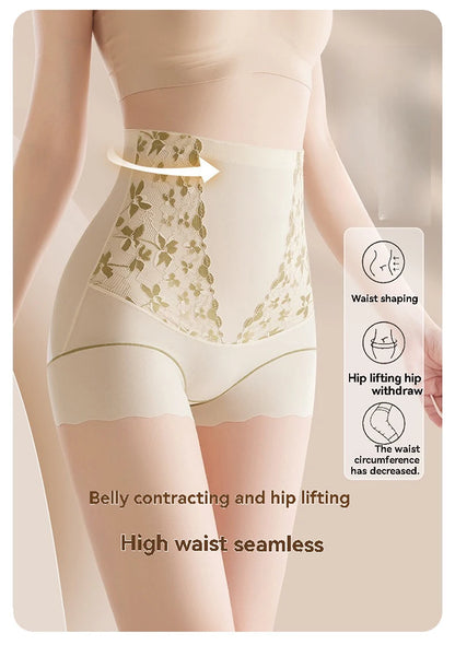 Women's Shapewear Panties Slim Fit High Waist Hip Lifting Postpartum Abdominal Shapewear Exquisite Close Intimates Briefs