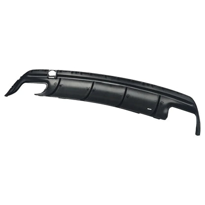 MagicKit For Mercedes Benz  AMG W117 C117 X117 Rear Diffuser With Exhaust Tailpipes CLA260 CLA45 Rear Bumper Lip Gloss Black