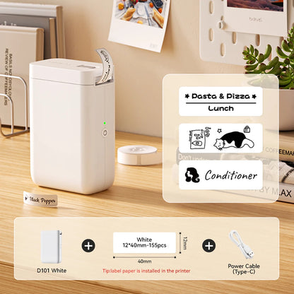 Niimbot D11 D110 D101 H1S Mini Thermal Printer Pocket Label Maker USB Bluetooth Label Stick Printer Inkless DIY Name Price Tag