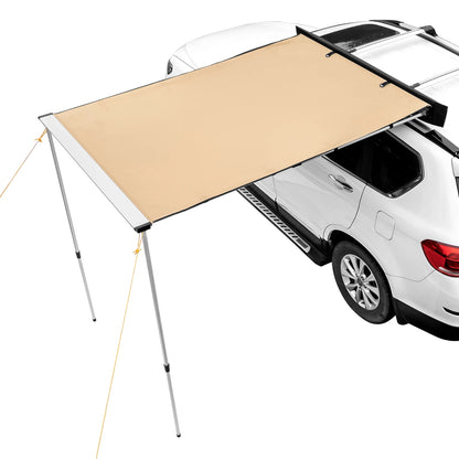 VEVOR Vehicle Awning  Retractable Car Side Awning Car Awning with Waterproof Storage Bag  Suitable for Truck SUV Van Campers