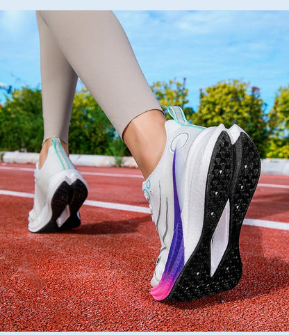 2025 Men's And Women's Professional Carbon Board Marathon Running Shoes Shock Absorption Ultra-light Stable Support Sports Shoes