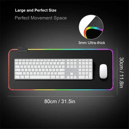 CORSAIR Mouse Pad Rgb Xxl Laptop Mat Gaming Mousepad Backlit Keyboard Gamer Girl Table Pads Desk