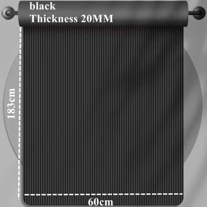 Tapis de yoga épais 183 x 60 cm, antidérapant, en mousse de 20 mm pour un confort optimal, idéal pour le yoga, le Pilates et la gymnastique.