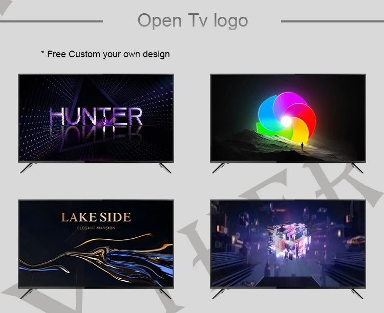 Accept customized 32 inch LED smart tv personal brand tv tv 43 50 55 65 inch