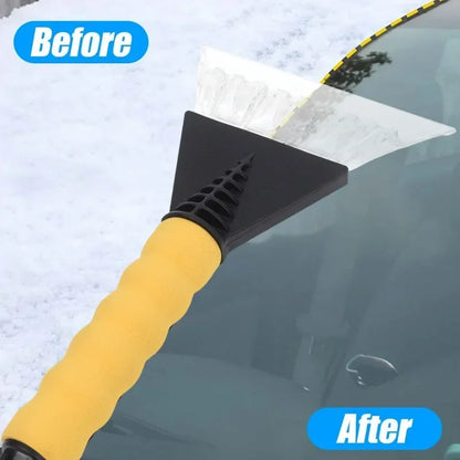 Grattoir à glace pour voiture, brise-glace pour pare-brise, brosses à vitres à nettoyage rapide, outil de déneigement, brosses à neige pour vitres de voiture en hiver, pelle
