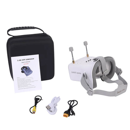 008D PRO Fpv Goggles For 5.8ghz Elrs 4.3inch Analog Fpv Goggles For Fpv Goggle Headstrap