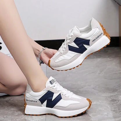 2026 New Women Casual Shoes Fashion Breathable Walking Flat Shoes Sneakers Women 2025 Gym Vulcanized Shoes White Female Footwear