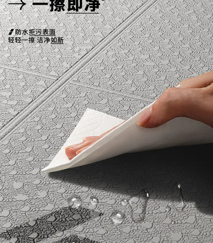 Tapis de yoga pliable et pratique, antidérapant, épais et large, pour le fitness à domicile et en extérieur, ainsi que pour la beauté et le sport.