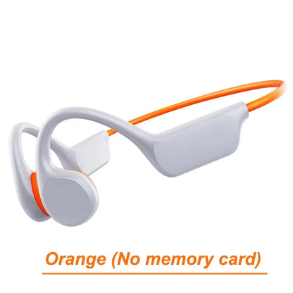 Bone Conduction Headphones IPX8 Waterproof MP3 32GB Bluetooth5.4 Wireless Headphones With Mic Swimming Sports Fitness