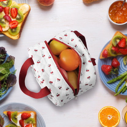 Sac à lunch portable de 7 L, boîte à lunch isotherme avec double fermeture éclair, grande capacité, idéal pour l'école et les pique-niques.