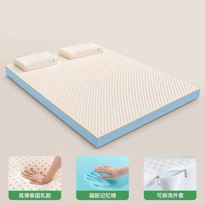 Latex memory foam Mattresses Tatami Floor Mat Foldable Slow Rebound home hotel luxury top Mat Gift Latex sponge Mattresses