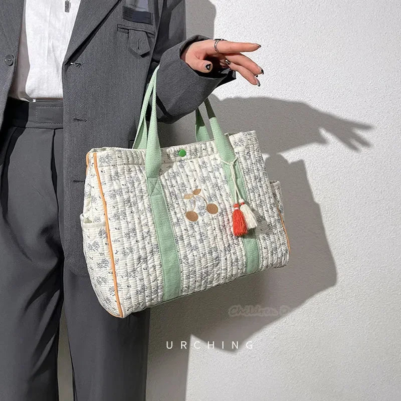 Diaper bag Mommy nappy Bag Large Capacity Tote Bag  Luxury Designer Bag Mother and Baby Bag Floral Messenger Diaper Bag