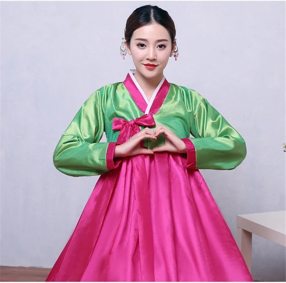 Robe Hanbok pour femmes, mode coréenne, Costumes anciens, fête traditionnelle, palais asiatique, vêtements de spectacle Cosplay,