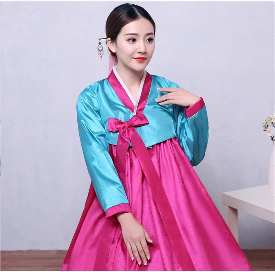 Robe Hanbok pour femmes, mode coréenne, Costumes anciens, fête traditionnelle, palais asiatique, vêtements de spectacle Cosplay,
