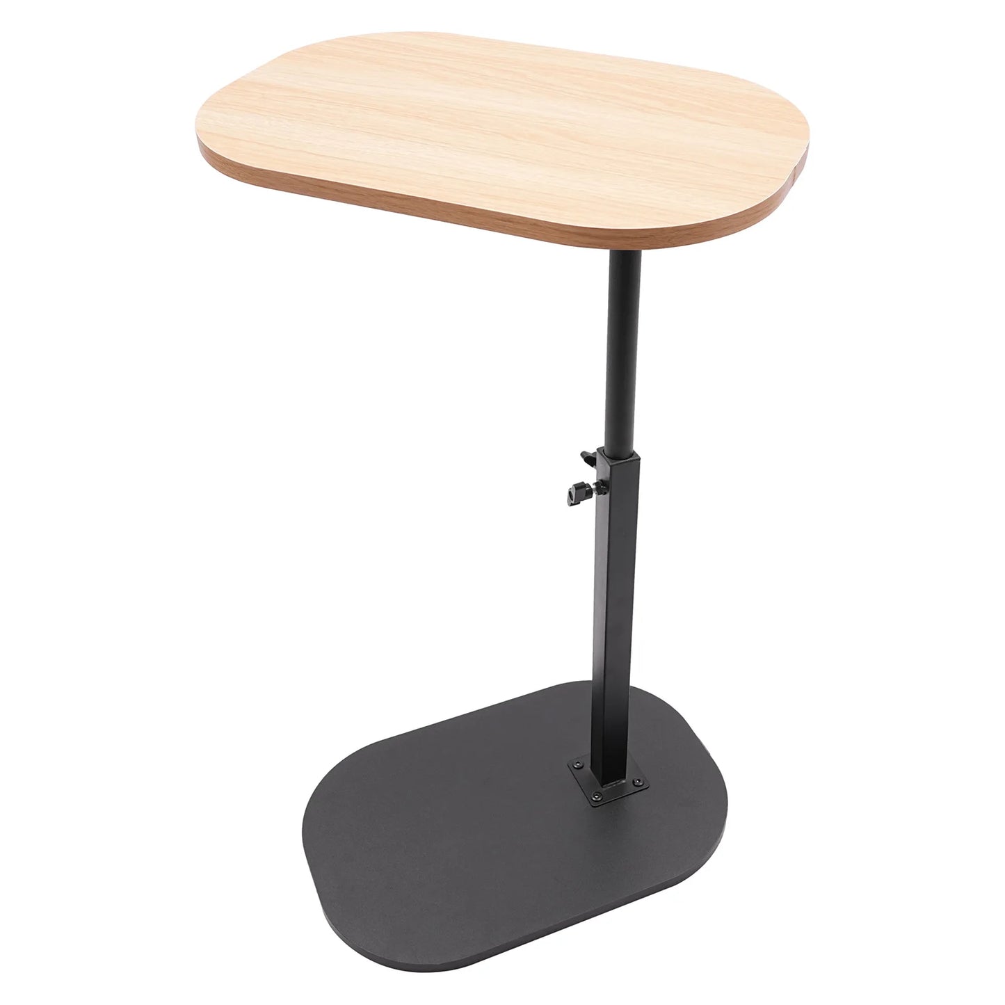 Table d'appoint moderne autoportante en forme de C, petite table basse, table d'appoint réglable en hauteur