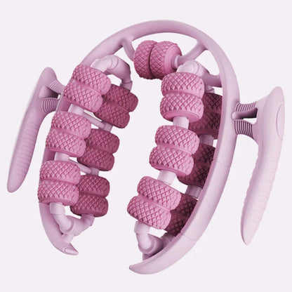 1PC Relax Ring Clamp Leg Massager 360°All-Round Massage 26 Wheel Body Massager Relief Fatigue Roller Massage Calf Muscle Relaxer
