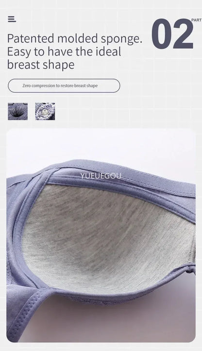 Plus Size Push Up Bra for Women - Adjustable Straps Lace Trim, Full Coverage Comfortable Support Underwire Bra for Big Bust