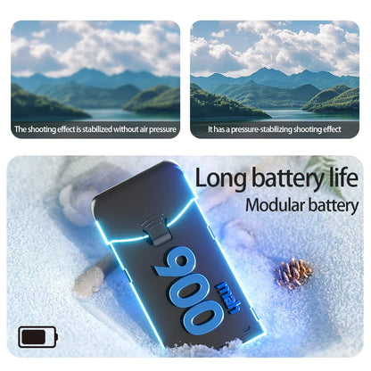 E55 Drone Mini Dual Camera 8K Aerial HD Profesional Remote Control Aircraft GPS Positioning Avoidance Brushless Motor Drone