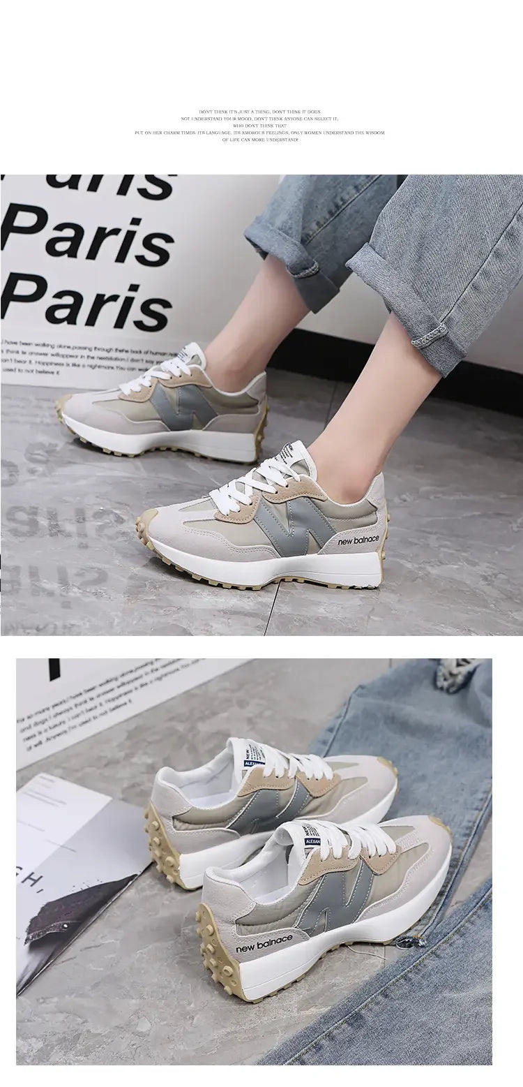 2026 New Women Casual Shoes Fashion Breathable Walking Flat Shoes Sneakers Women 2025 Gym Vulcanized Shoes White Female Footwear