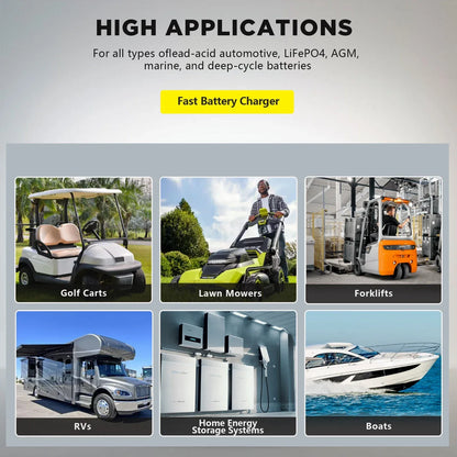 0-100V25A Lifepo4 Charger 24V48V64V72V Fast Charger Lithium Battery Charger 14.6V 100A 60A Battery Adapter Adjustable voltage