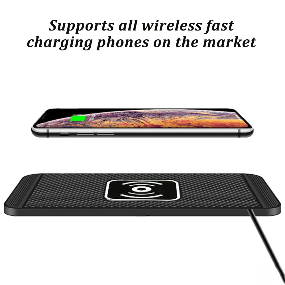 Wireless Charger Can Cut 15W Intelligent Automatic Sensing Suitable For Android, Huawei Fast Charging, Car Home Charger