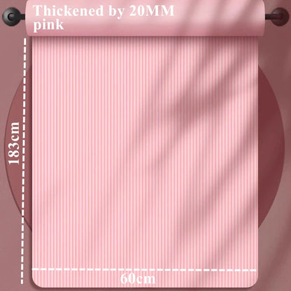 Tapis de yoga épais 183 x 60 cm, antidérapant, en mousse de 20 mm pour un confort optimal, idéal pour le yoga, le Pilates et la gymnastique.