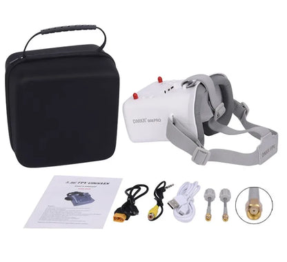 008D PRO Fpv Goggles For 5.8ghz Elrs 4.3inch Analog Fpv Goggles For Fpv Goggle Headstrap