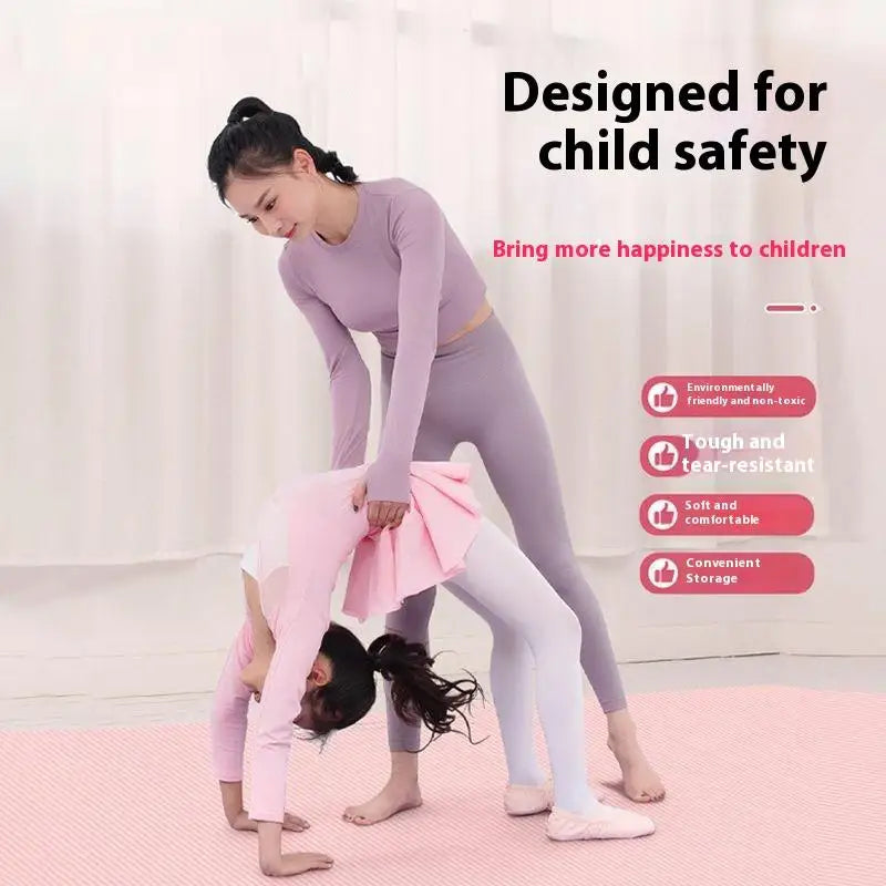 Tapis de yoga athlétique antidérapant de 10 mm pour l'entraînement à domicile, le Pilates et la gymnastique