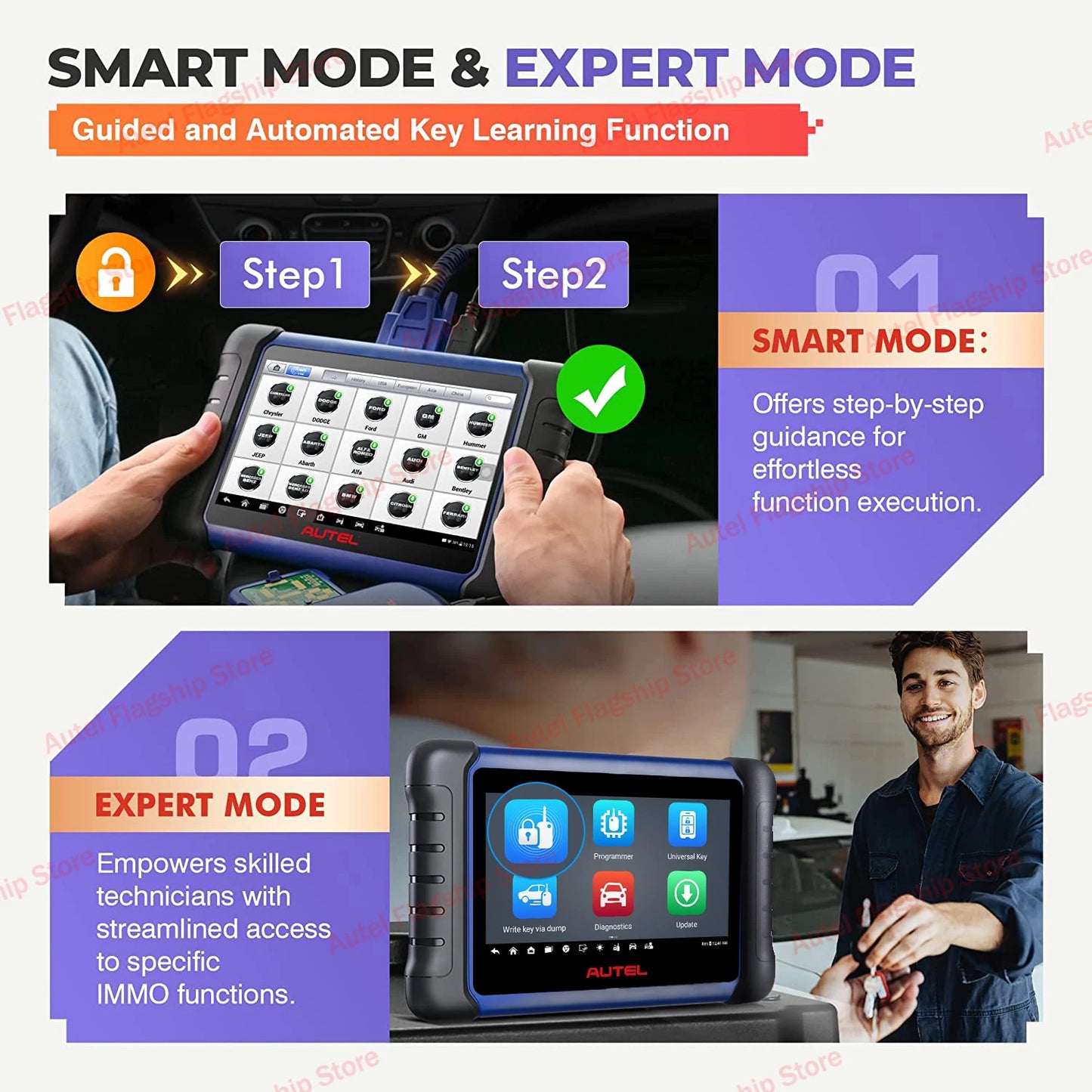 Autel MaxiIM IM508S IMMO Key Programming Diagnostic Tools Auto OBD2 Programmer Scanner All Systems 2 Years Free Update PK KM100