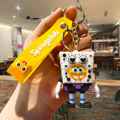 New Spongebob Patrick Star Keychain Creative And Cute Figurine Pendant