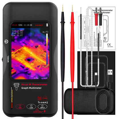 BSIDE SH7 320*320 Thermal Imager Camera 20000 Counts Touchscreen Digital Multimeter 2 in 1 IR Camera for Macro lens Repair PCB