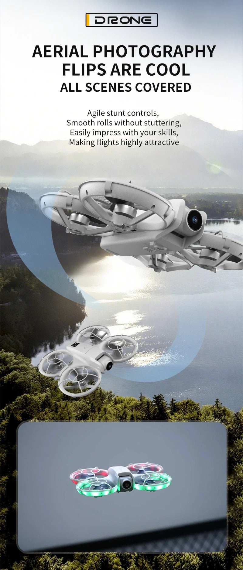 H137 PRO RC Drone 4K Professional HD Aerial 180° Dual Camera Photography Brushless Screen Remote Control Aircraft Quadcopter Toy