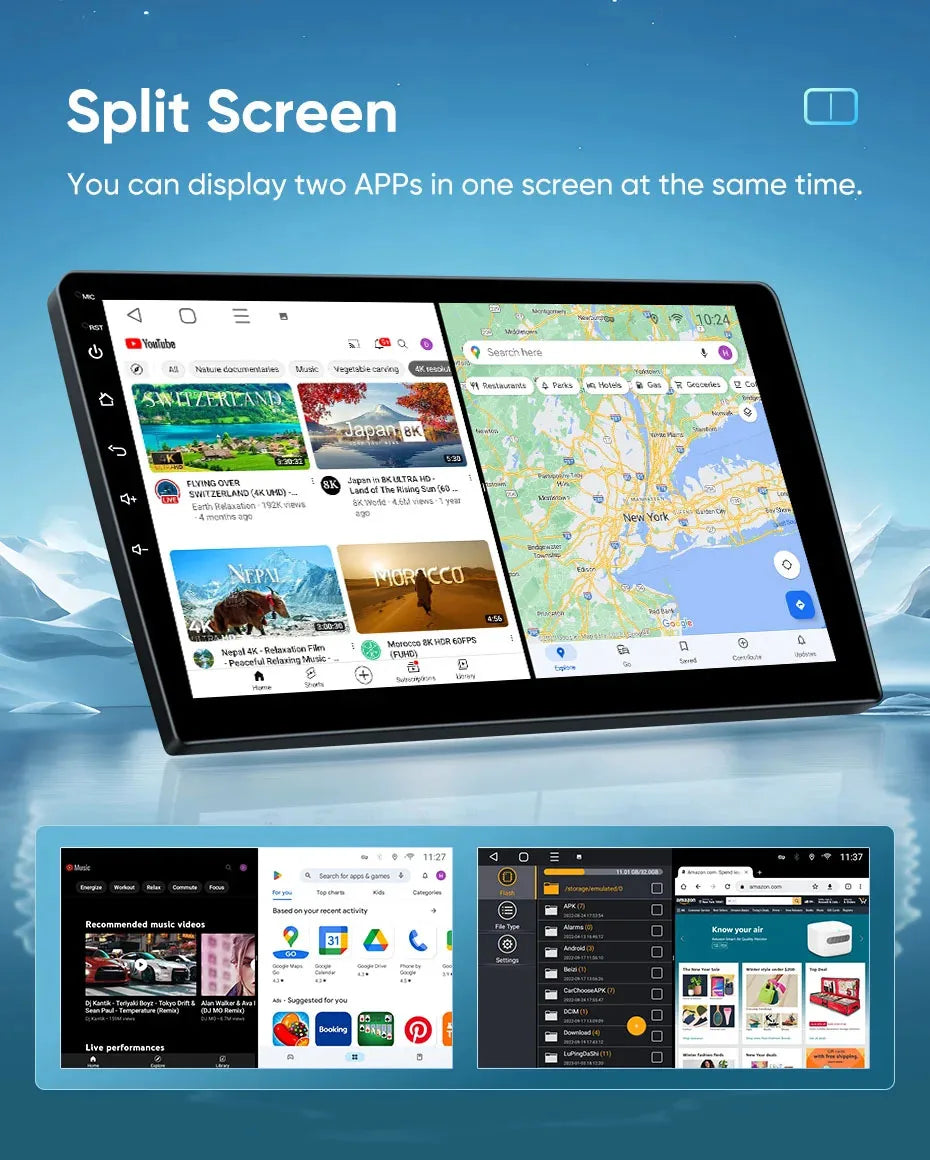 Android 15 Car Radio For Honda Fit Jazz 2008-2013 2din Android 12 Carplay Multimidia Video Player Navigation GPS Head Unit