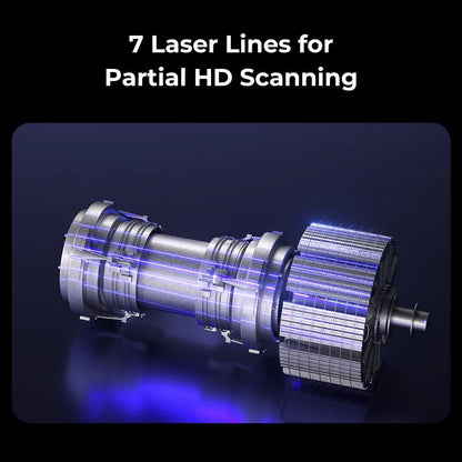Creality Raptor Pro 3D Scanner 22+7 Blue Laser Line / NIR Light 0.02mm Accuracy 60FPS Anti-Shake Tracking 24Bit Color Scanning