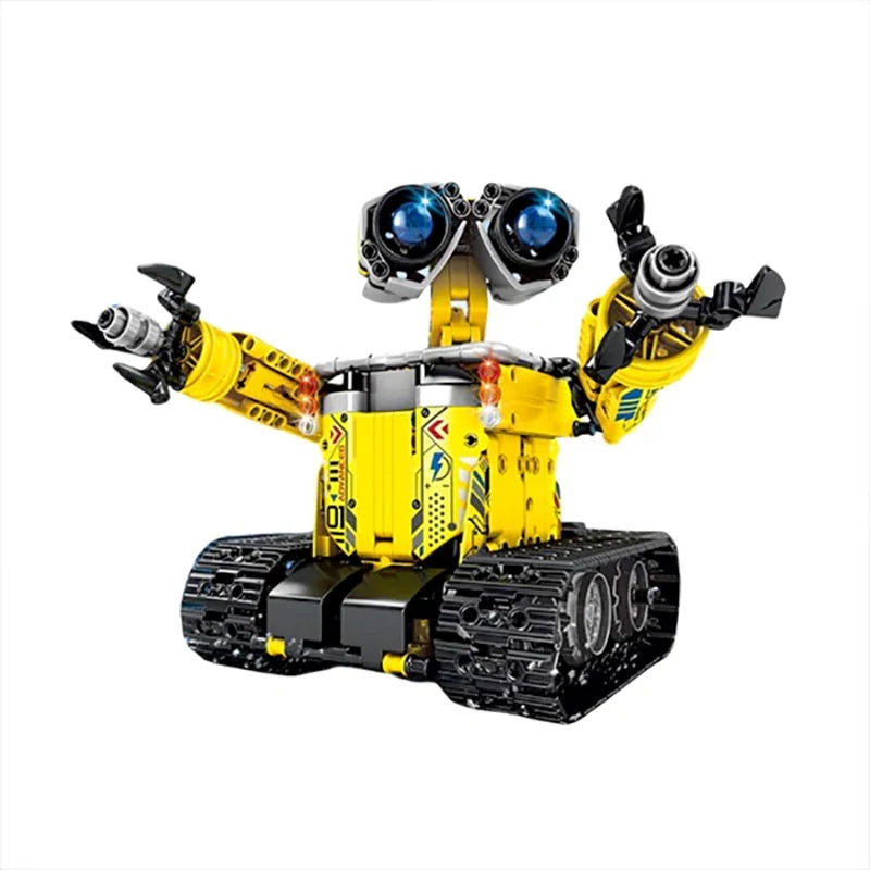 828PCS MOC Cartoon Movie Wall-E Robot Building Blocks City Technical RC Car Robot Model Bricks Assembel Toys for Children Gift