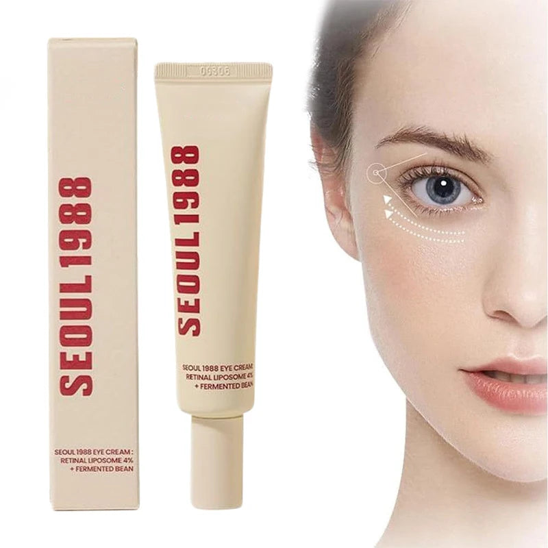 Seoul 1988 Retinol Eye Cream 4% Anti Aging Eye Treatment Dark Circles, Wrinkles, Puffiness Firming & Lifting Eye Cream For Women