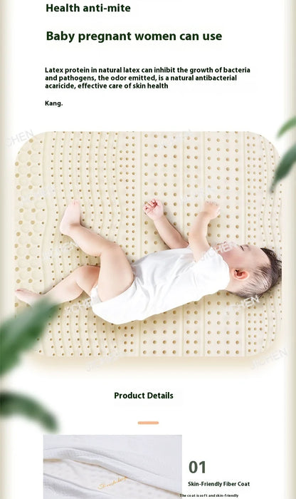 HQC Natural Latex Double Mattresses King Size Molblly Foldable Latex Mattresses Twin Queen Folding Colchon Matrimonial Furnitur