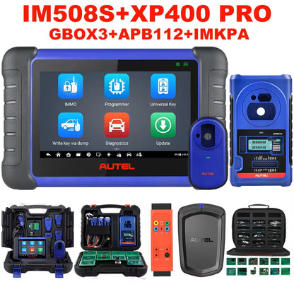 Autel MaxiIM IM508S IMMO Key Programming Diagnostic Tools Auto OBD2 Programmer Scanner All Systems 2 Years Free Update PK KM100