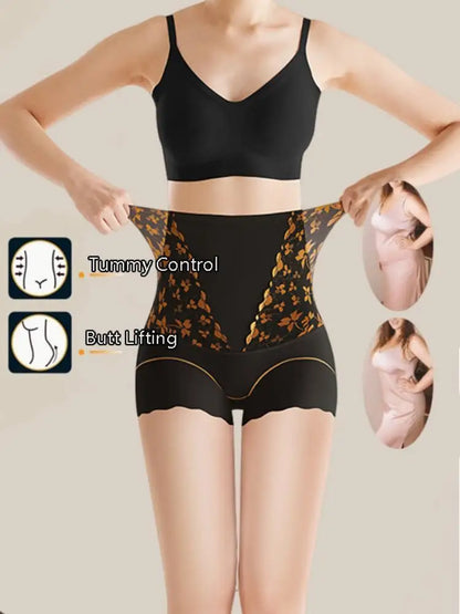 Women's Shapewear Panties Slim Fit High Waist Hip Lifting Postpartum Abdominal Shapewear Exquisite Close Intimates Briefs