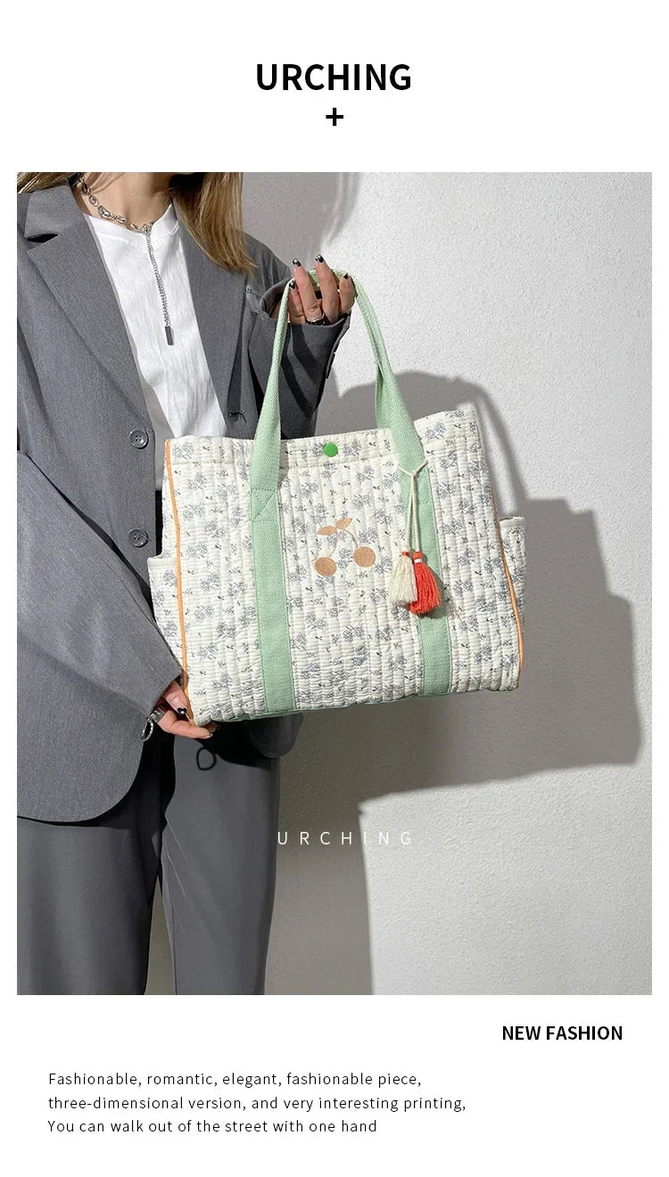 Diaper bag Mommy nappy Bag Large Capacity Tote Bag  Luxury Designer Bag Mother and Baby Bag Floral Messenger Diaper Bag