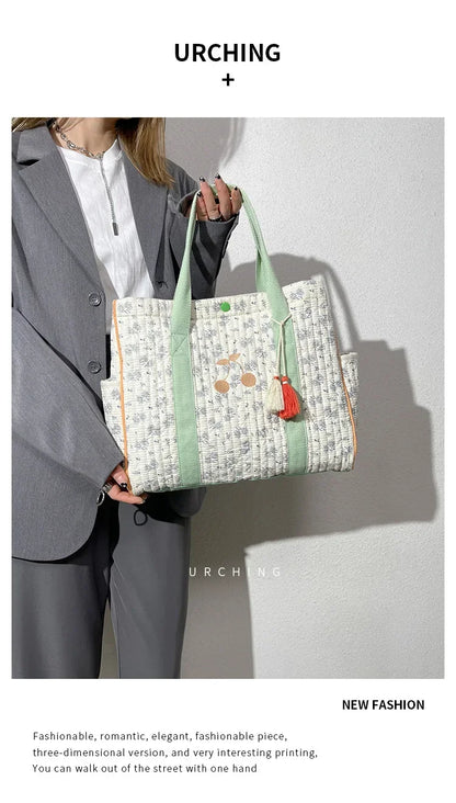 Diaper bag Mommy nappy Bag Large Capacity Tote Bag  Luxury Designer Bag Mother and Baby Bag Floral Messenger Diaper Bag