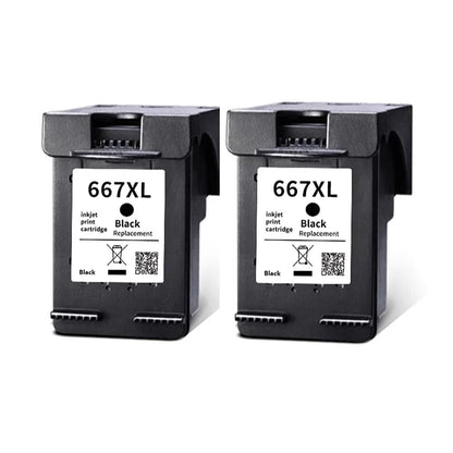 667XL Ink Cartridges For HP 667 HP667 XL Replacement Compatible Deskjet 1275 2374 2375 2376 2775 2776 6475 Printer